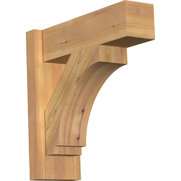 Ekena Millwork Imperial Block Smooth Outlooker, Western Red Cedar, 5 1/2"W x 16"D x 16"H OUT06X16X16IMP05SWR - main